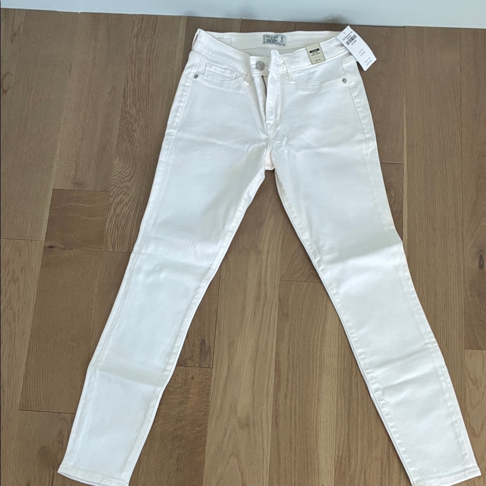 Abercrombie & Fitch White Skinny Jeans Size 0
